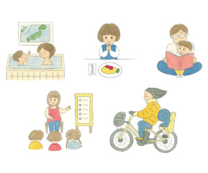 子供と育児のカット